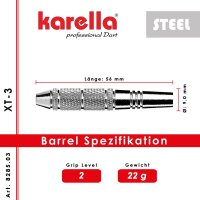 Steeldart Karella XT-Serie  XT-3  - 22 g