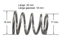 Metallfeder Universal für Kickerstange 16 mm